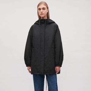 COS oversized “padded parka” in black